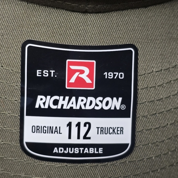 NWT Richardson Original 112 Trucker Adjustable Snap Mesh Hat Green Weston Ryder - Picture 12 of 12